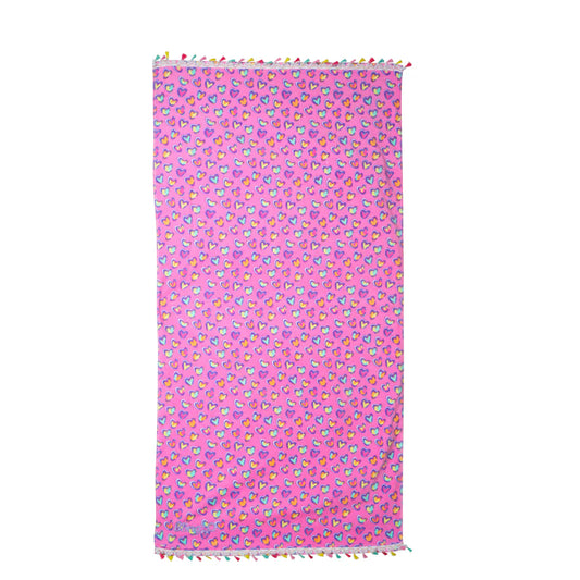 Paw Print Kids Beach Towel (Pre Order)