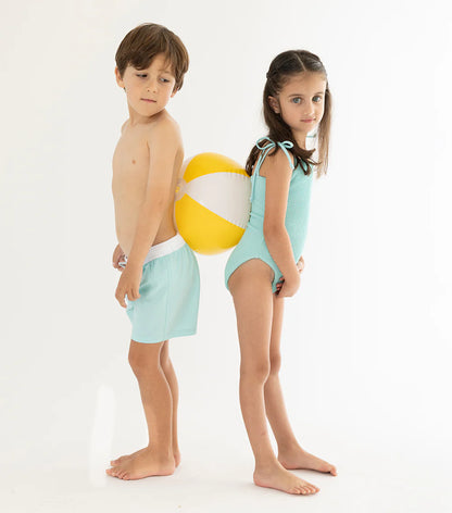 Boys Short Aqua