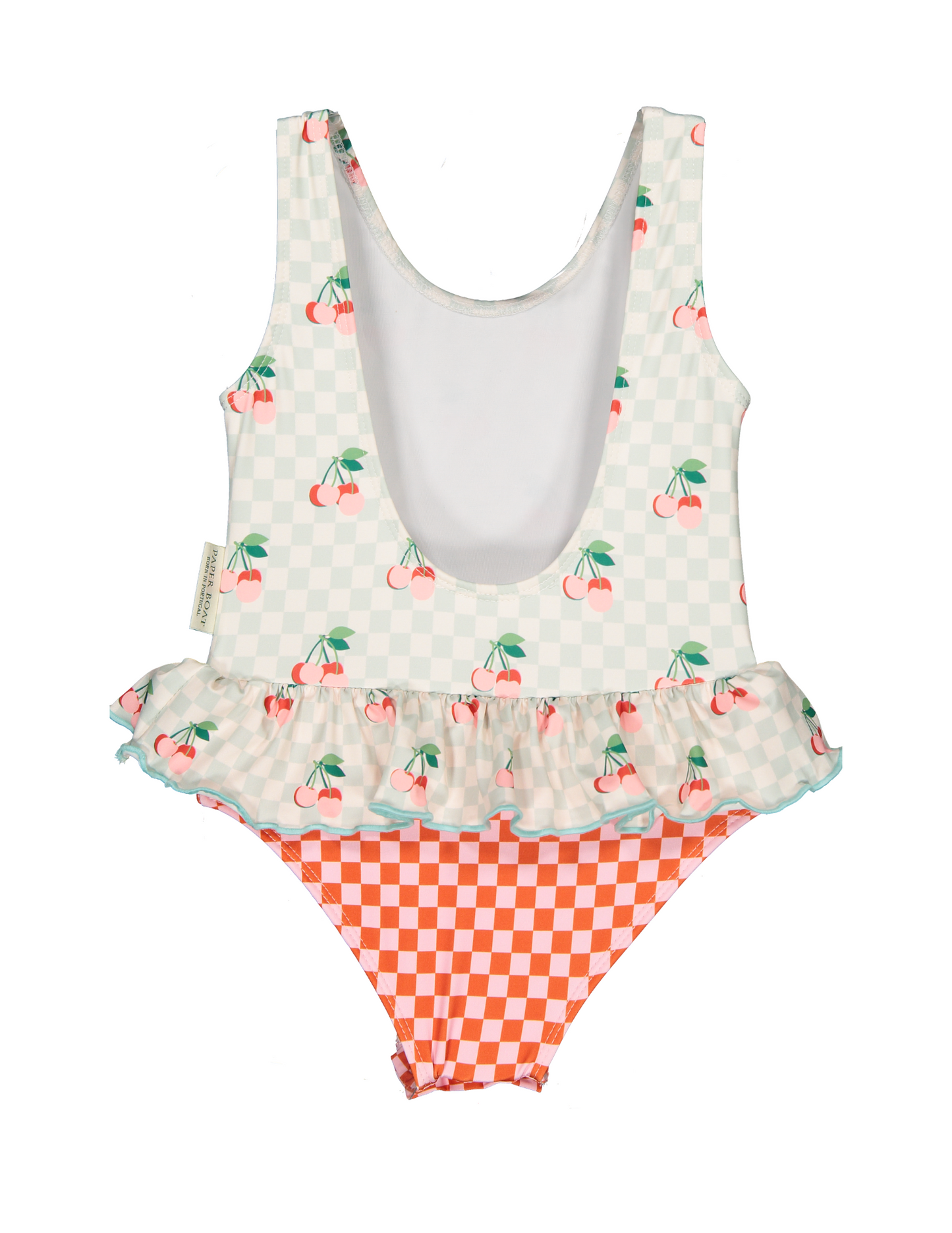 Cherries square swimsuit