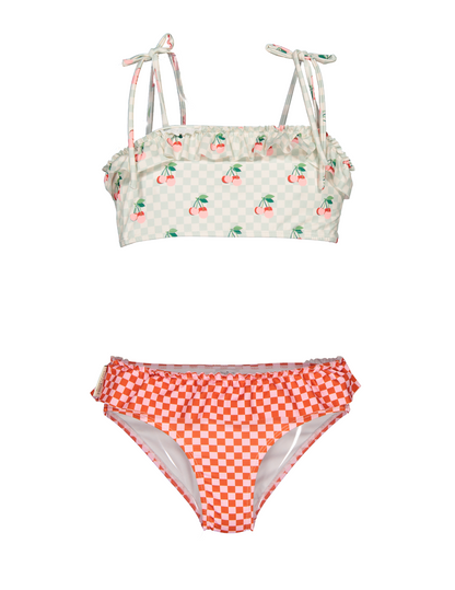 Cherries Squares Bikini