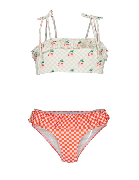 Cherries Squares Bikini