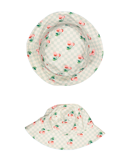 Cherries Square Bucket Hat