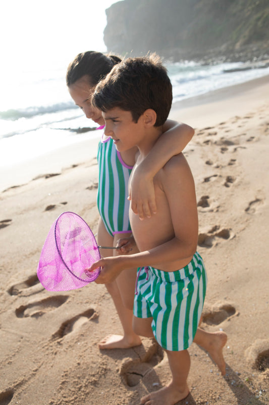 Stripes Boy Classic Swim Short