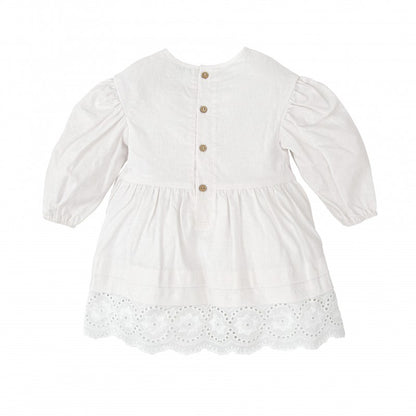 Luz Eyelet Linen Dress