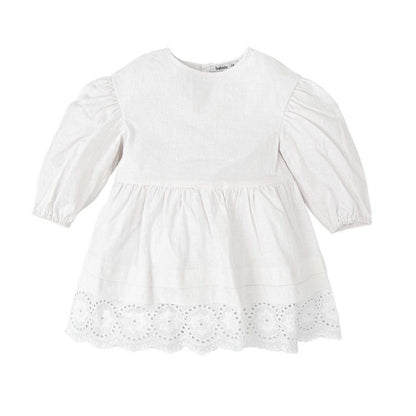 Luz Eyelet Linen Dress