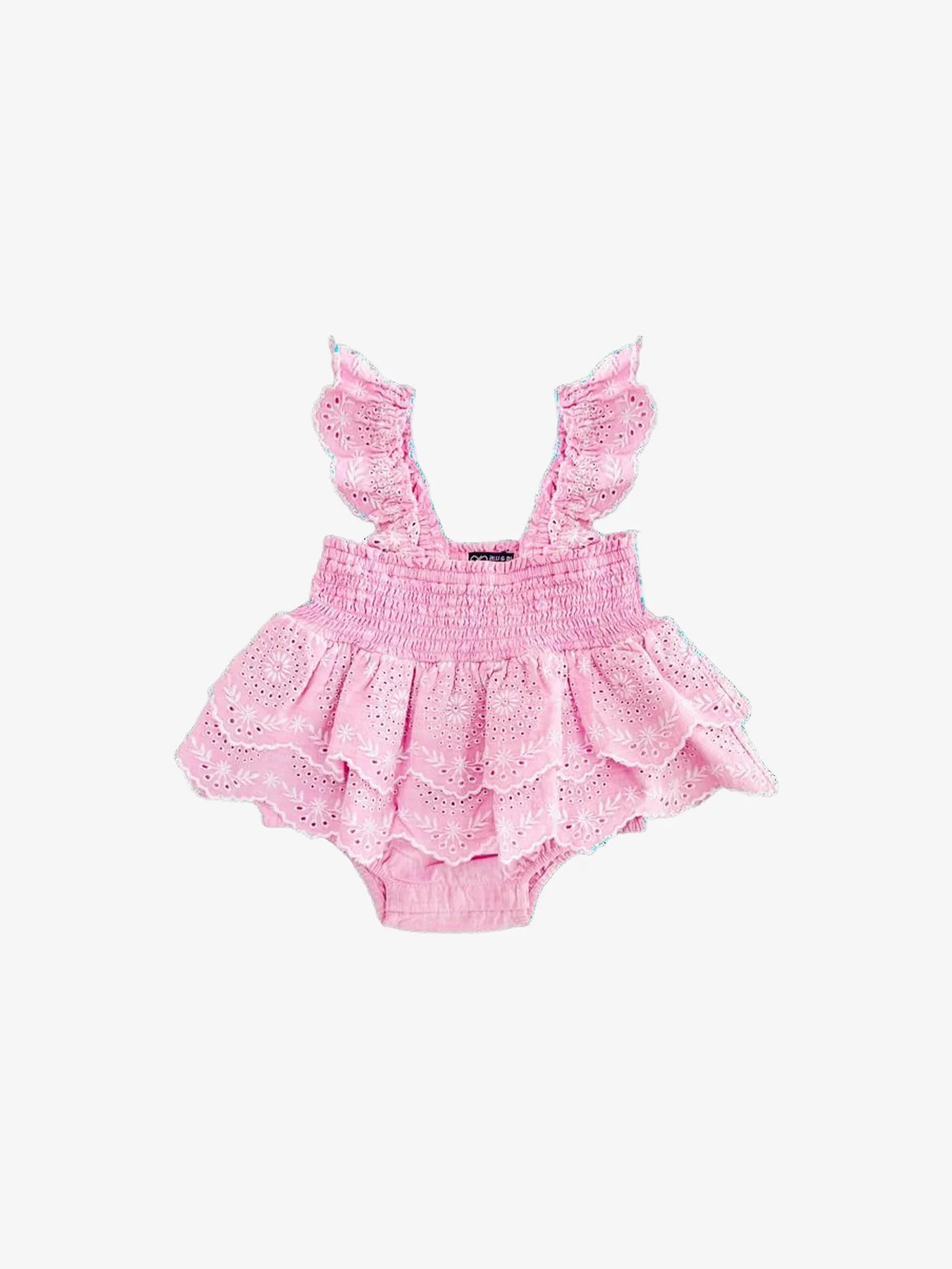 Liliana Eyelet Infant Romper