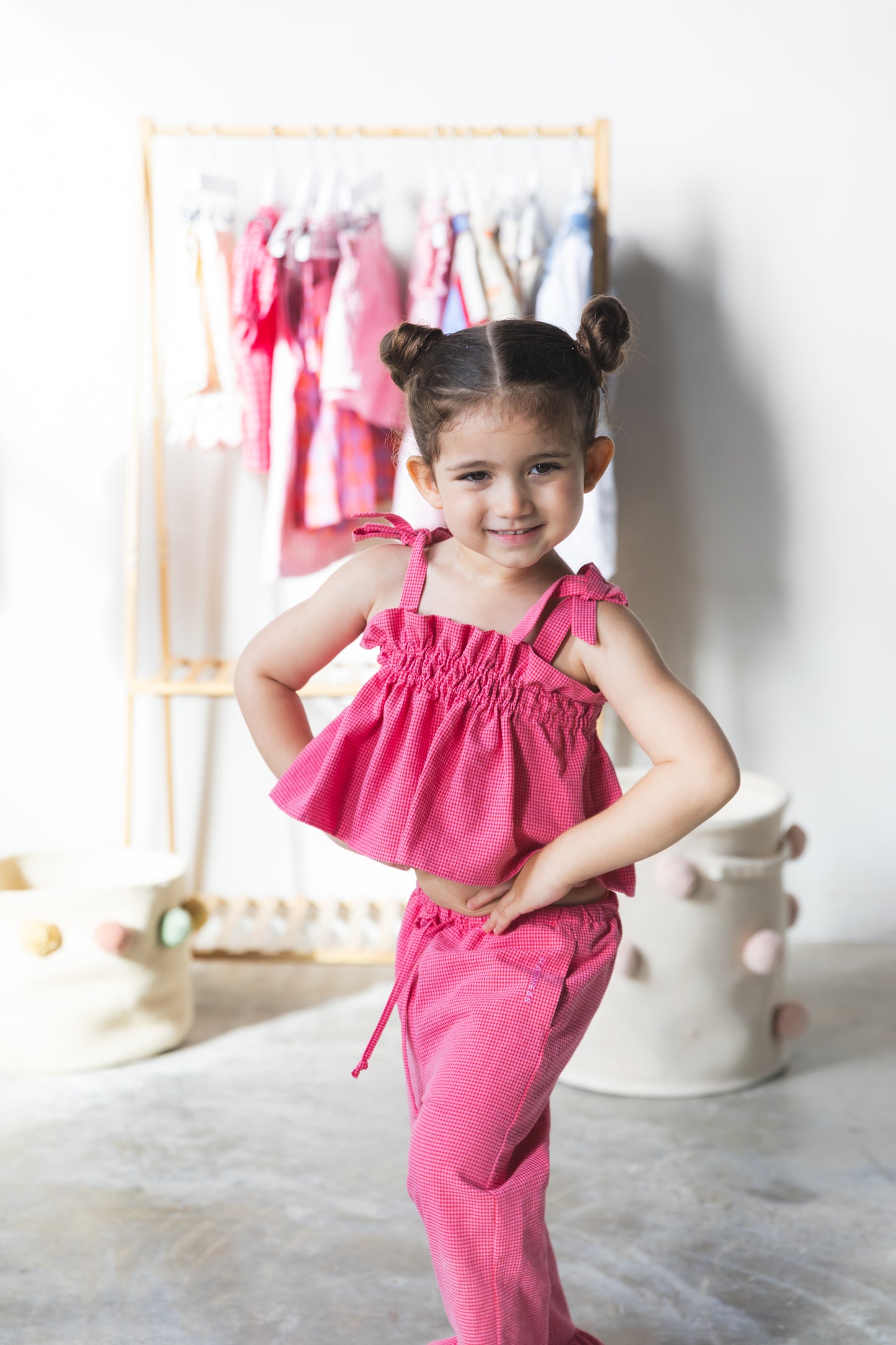 Vichy Frilled Set