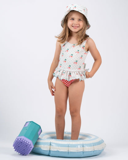 Cherries square swimsuit