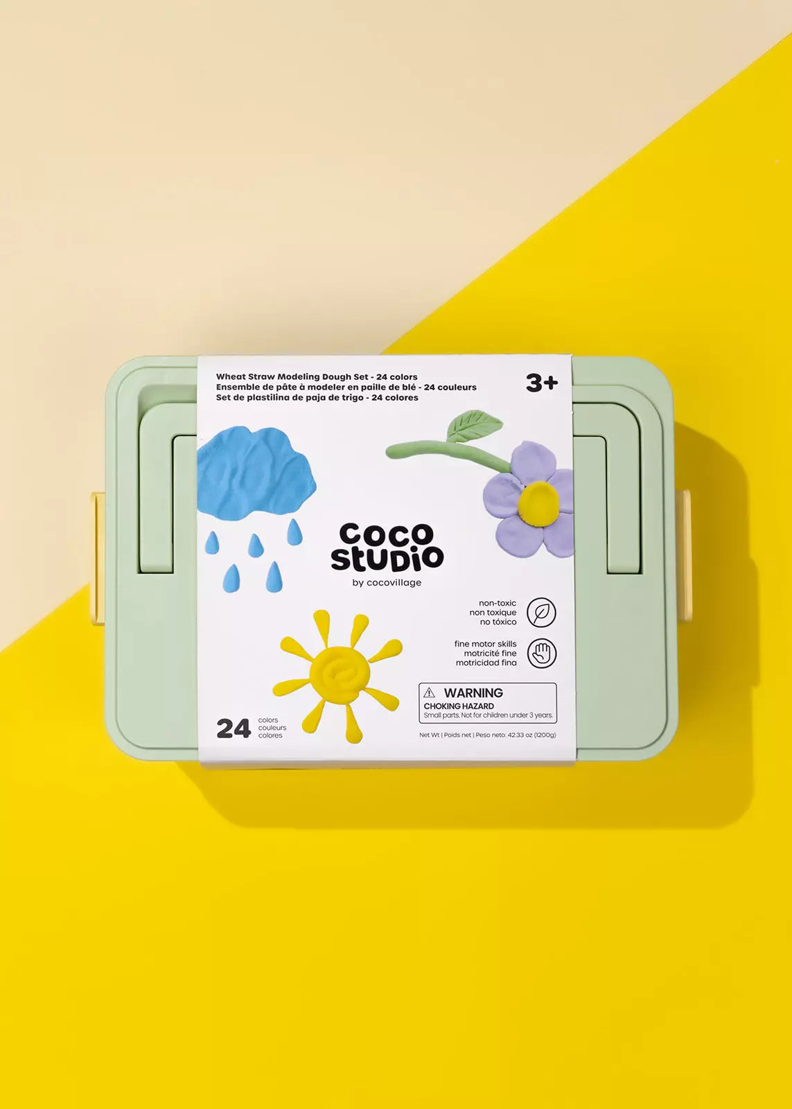 Wheat Straw Modeling Dough Set-24 Colors