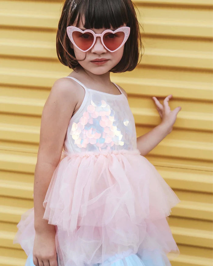 Pailette Ombre Tutu Dress