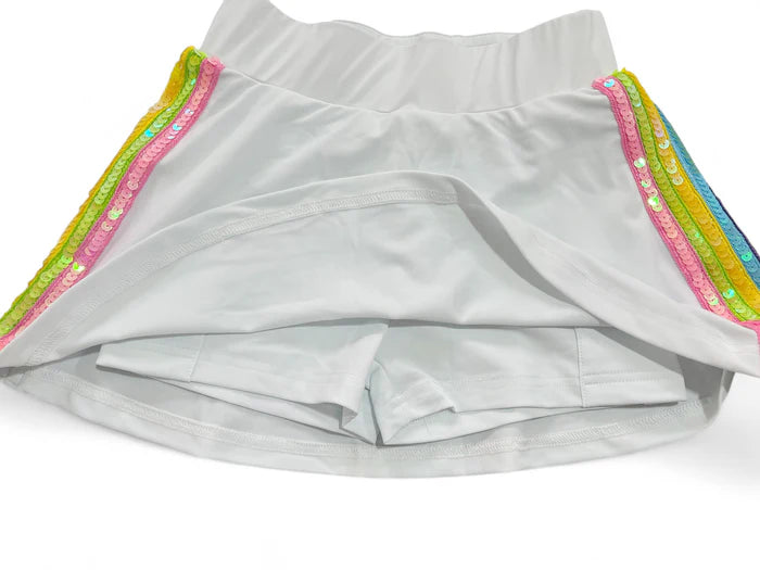 Rainbow Serbet Sequin Tennis Set