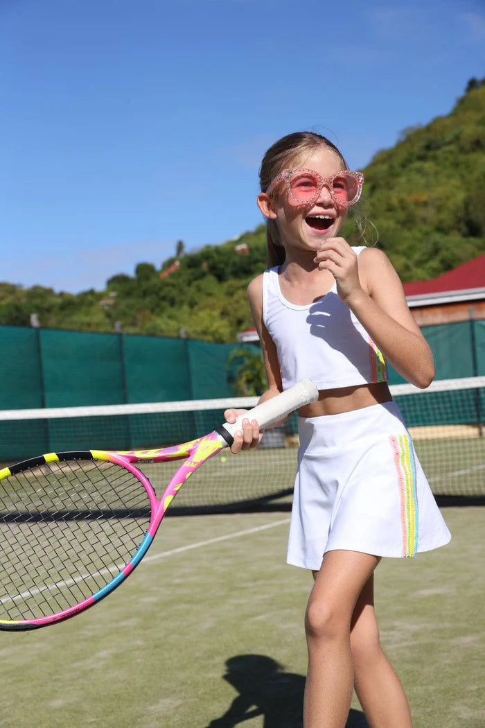 Rainbow Serbet Sequin Tennis Set