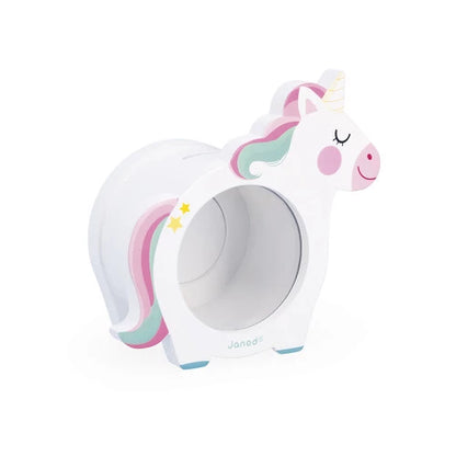 Wooden Unicorn Piggy Bank